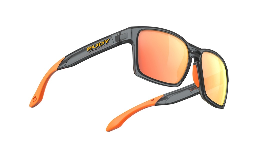 Occhiali da sole Rudy Project Spinair 57 SP574087-0000 colore frozen ash lenti multilaser orange