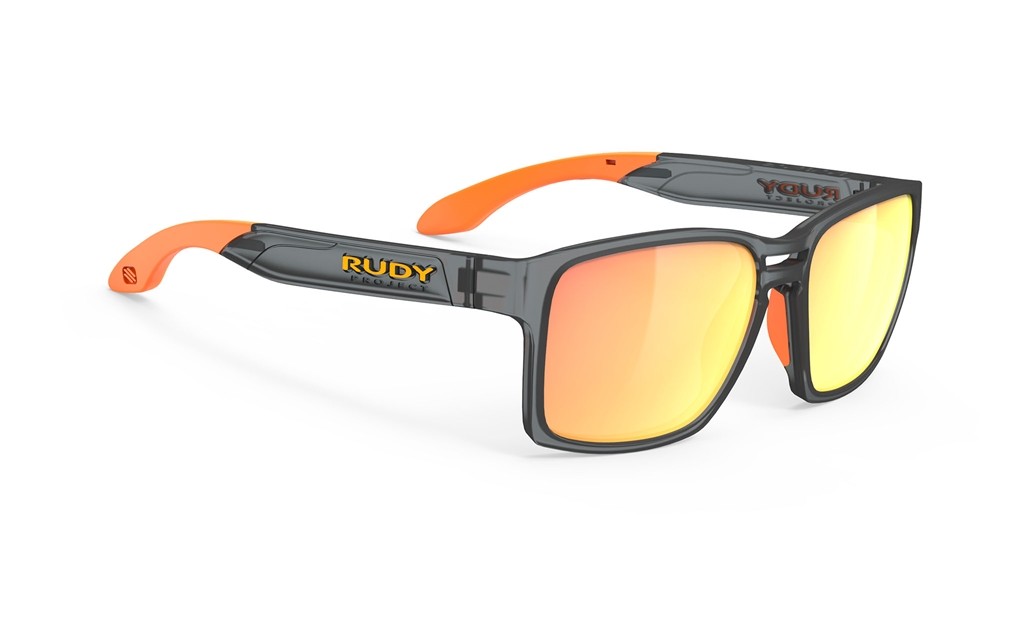 Occhiali da sole Rudy Project Spinair 57 SP574087-0000 colore frozen ash lenti multilaser orange