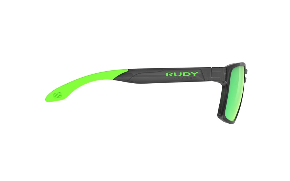 Occhiali da sole Rudy Project Spinair 57 SP576195-0000 colore crystal graphite lenti polar 3fx hdr multilaser green