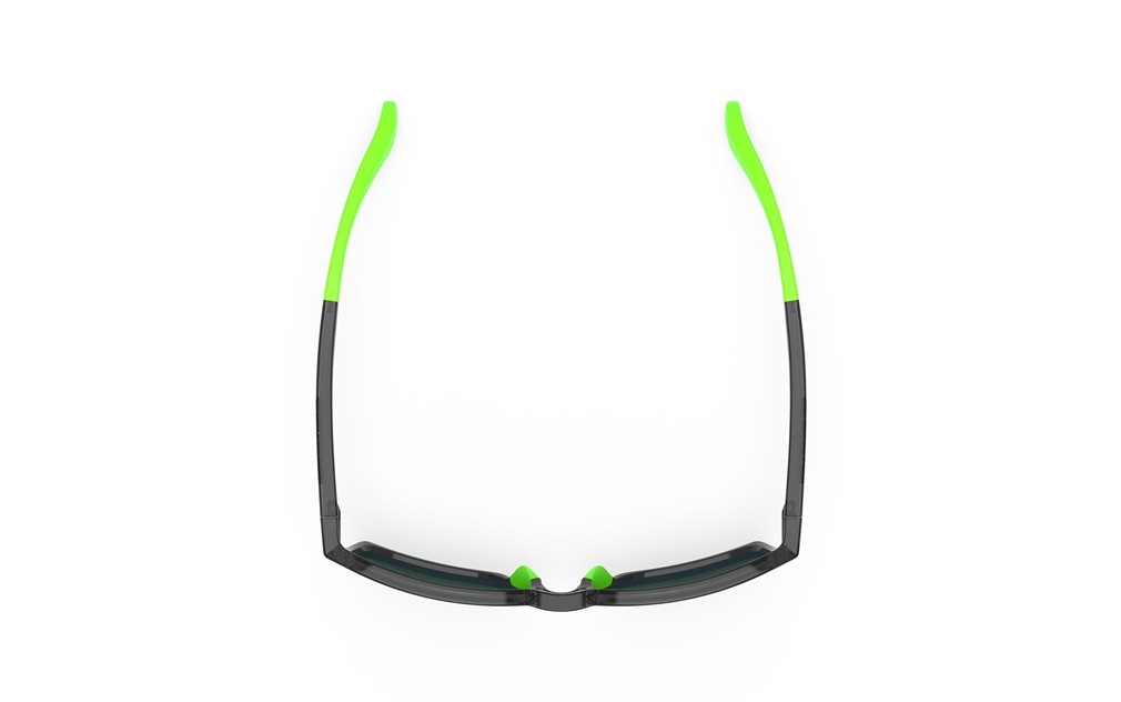 Occhiali da sole Rudy Project Spinair 57 SP576195-0000 colore crystal graphite lenti polar 3fx hdr multilaser green