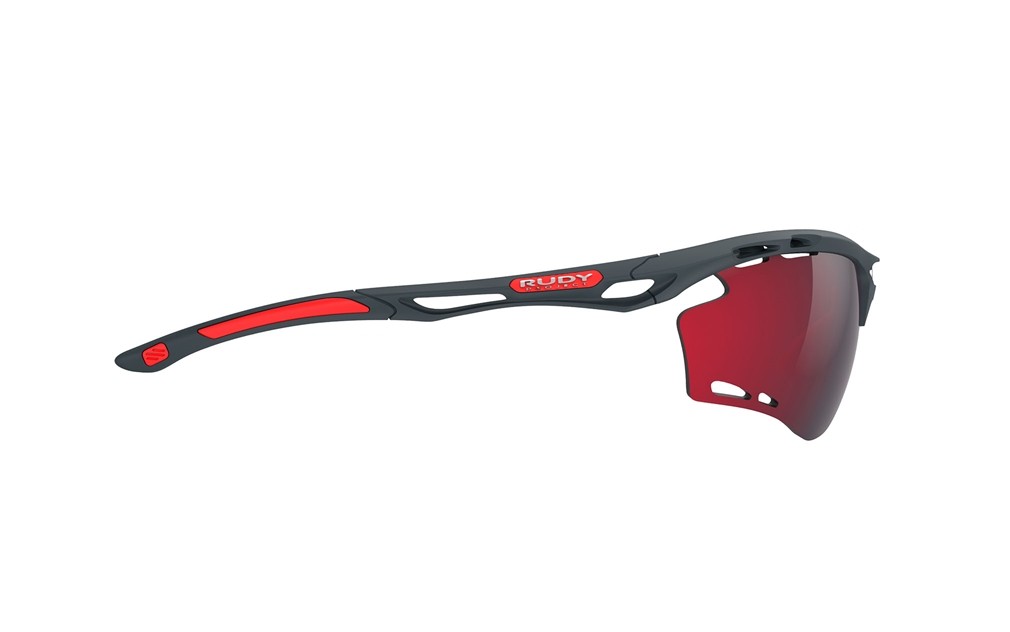 Sonnenbrillen Rudy Project Propulse SP623838-0000 farbe charcoal matte gläser multilaser red