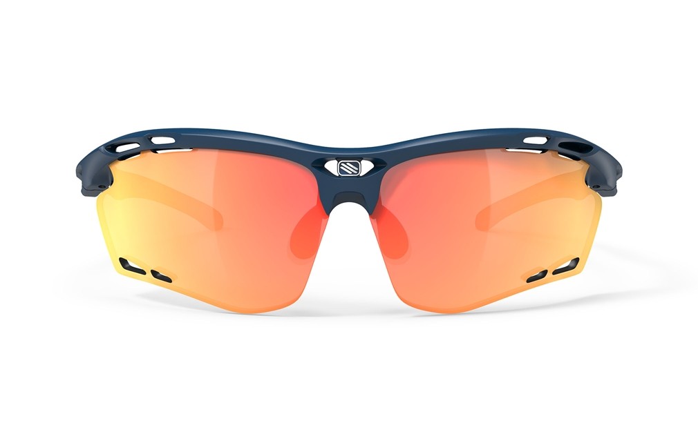 Occhiali da sole Rudy Project Propulse SP624047-0000 colore blue navy matte lenti multilaser yellow
