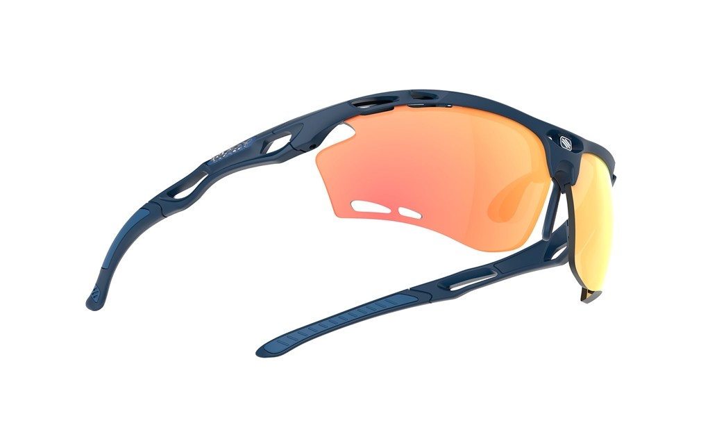 Occhiali da sole Rudy Project Propulse SP624047-0000 colore blue navy matte lenti multilaser yellow