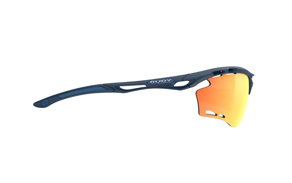 Occhiali da sole Rudy Project Propulse SP624047-0000 colore blue navy matte lenti multilaser yellow