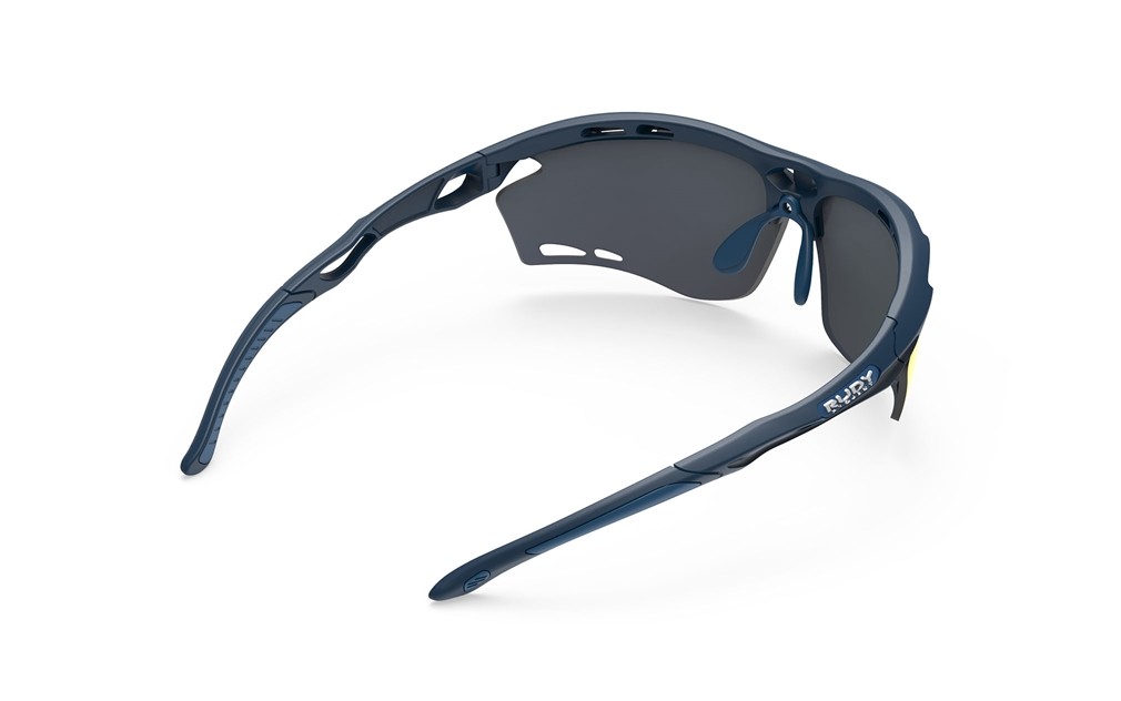 Occhiali da sole Rudy Project Propulse SP624047-0000 colore blue navy matte lenti multilaser yellow