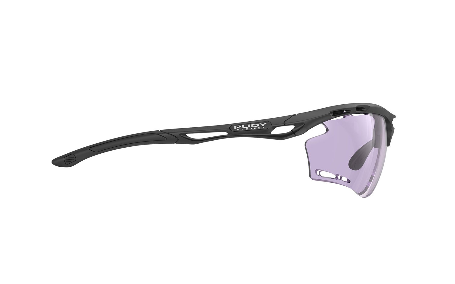 Occhiali da sole Rudy Project Propulse SP627506-0001 colore black matte lenti impactx photochromic 2 laser purple