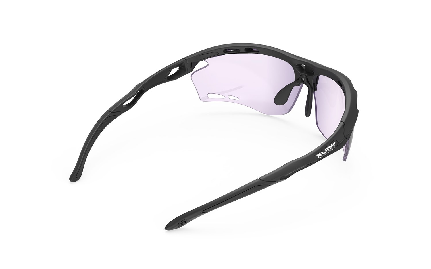 Occhiali da sole Rudy Project Propulse SP627506-0001 colore black matte lenti impactx photochromic 2 laser purple