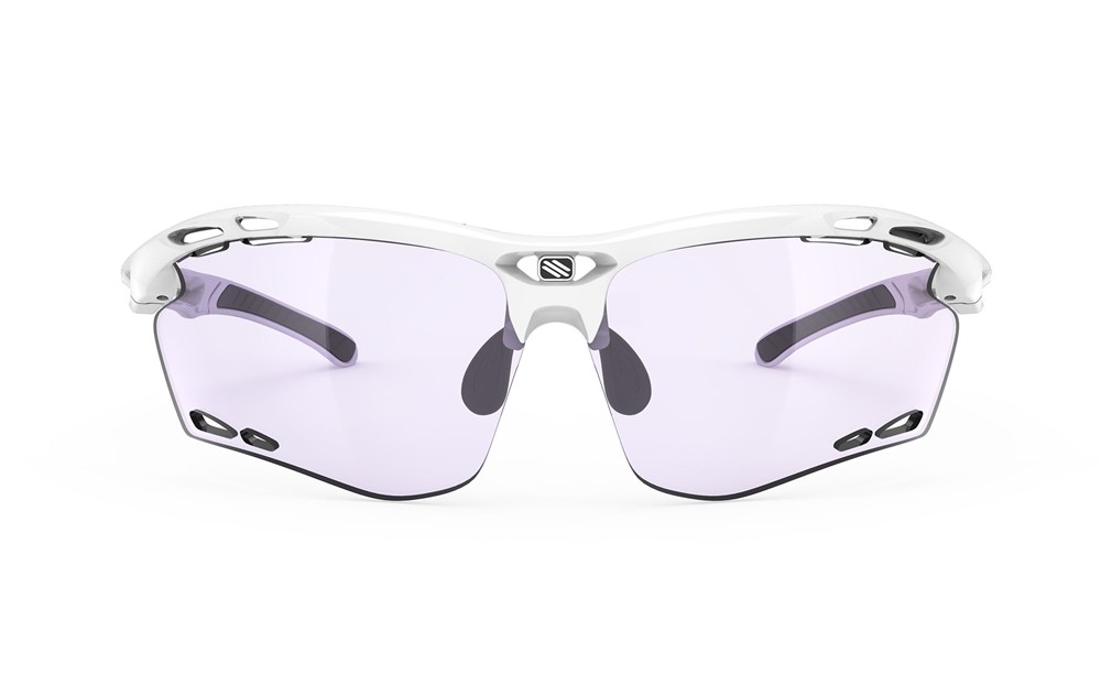 Occhiali da sole Rudy Project Propulse SP627569-0000 colore white gloss lenti impactx™ photochromic 2laser purple