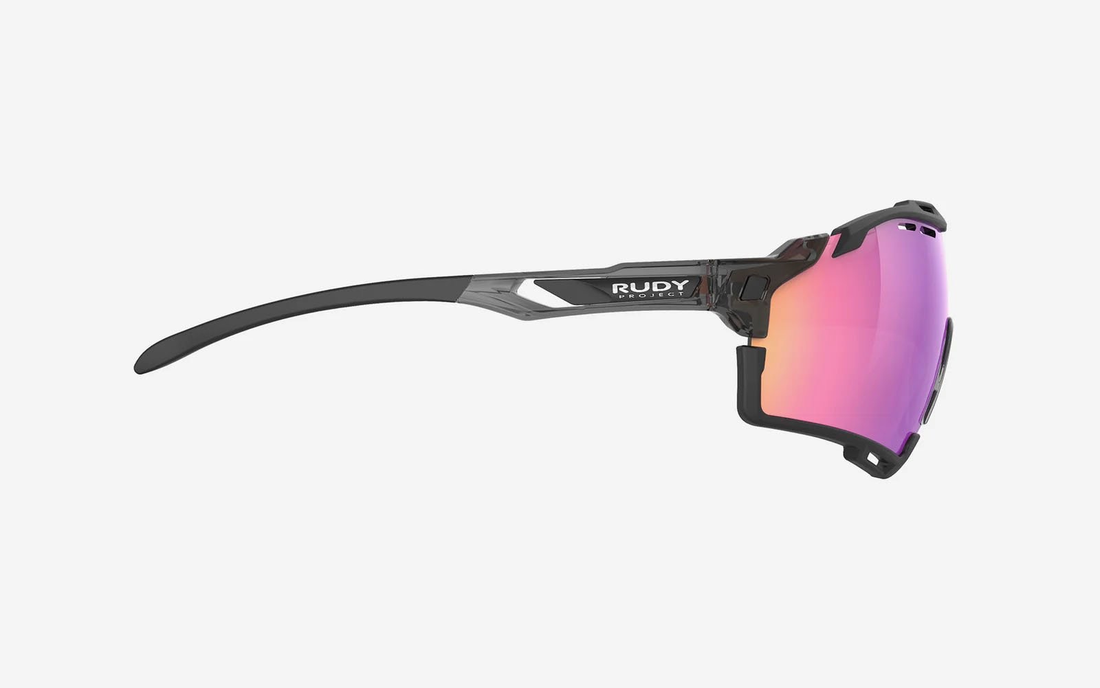 Occhiali da sole Rudy Project Cutline SP635257-S001 colore crystal ash (bumpers included) lenti multilaser sunset