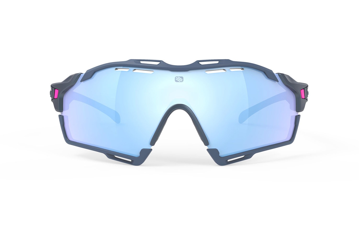 Occhiali da sole Rudy Project Cutline SP636894-0000 colore cosmic blue matte lenti multilaser ice