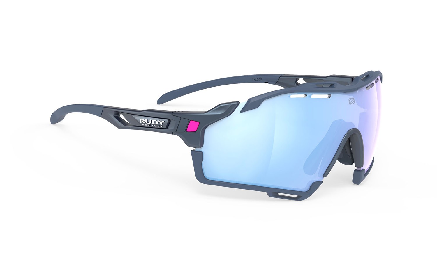 Occhiali da sole Rudy Project Cutline SP636894-0000 colore cosmic blue matte lenti multilaser ice