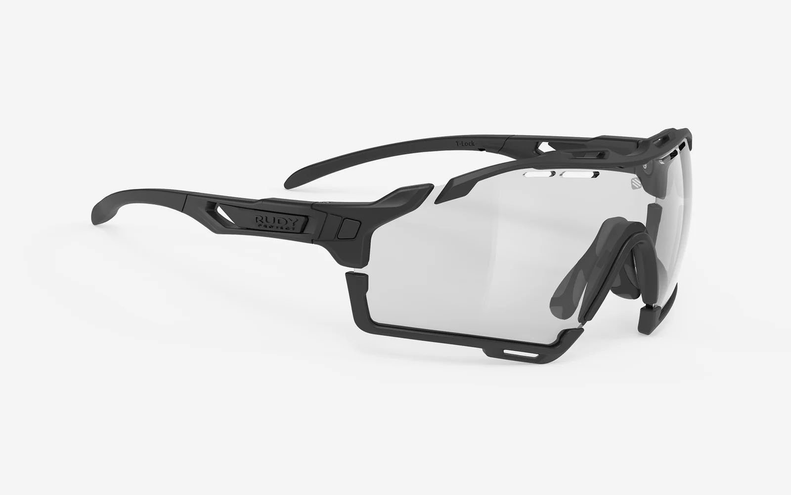 Occhiali da sole Rudy Project Cutline Stealth Z87 SP637306-SH00 colore black matte (bumpers included) lenti impactx™ photochromic 2 black