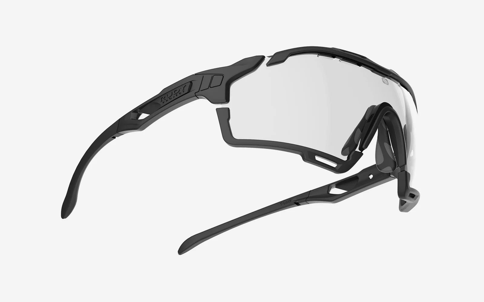 Occhiali da sole Rudy Project Cutline Stealth Z87 SP637306-SH00 colore black matte (bumpers included) lenti impactx™ photochromic 2 black