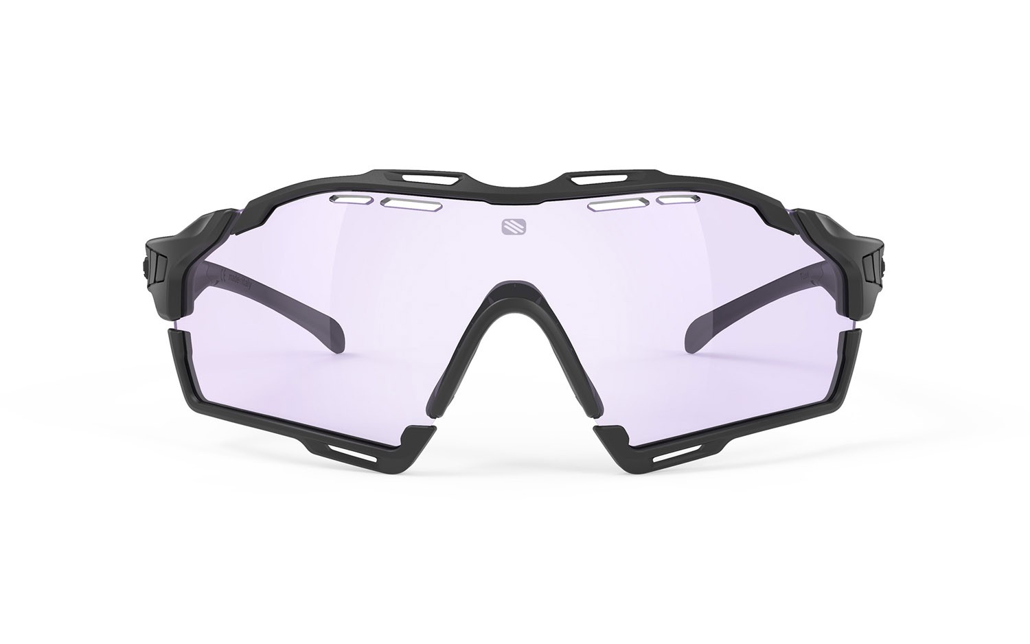 Occhiali da sole Rudy Project Cutline SP637506-0001 colore black matte lenti impactx photochromic 2 laser purple