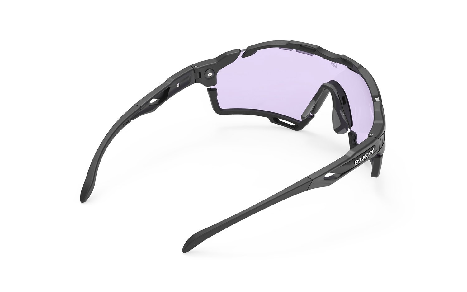 Occhiali da sole Rudy Project Cutline SP637506-0001 colore black matte lenti impactx photochromic 2 laser purple