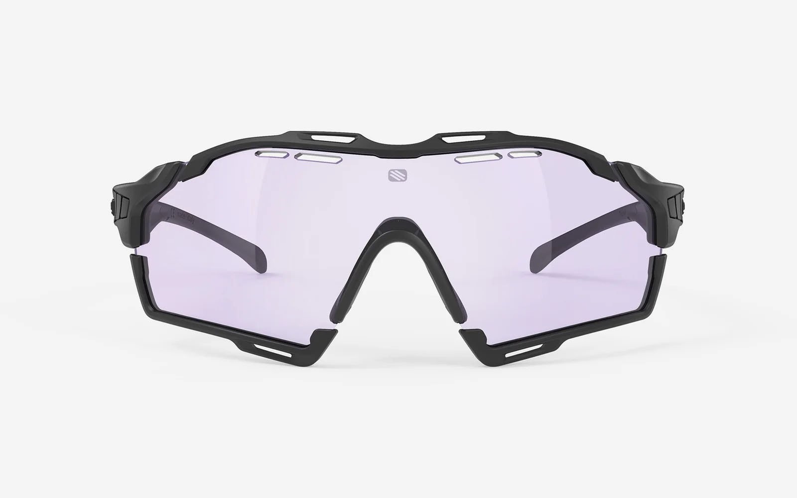 Occhiali da sole Rudy Project Cutline SP637506-S001 colore black matte (bumpers included) lenti impactx™ photochromic 2laser purple