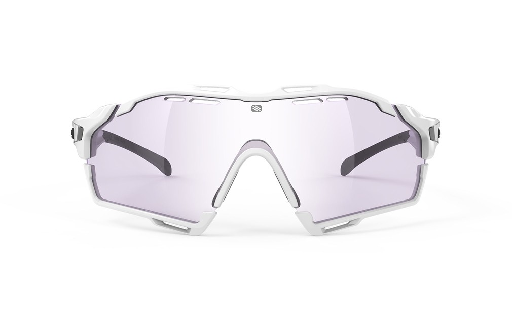 Occhiali da sole Rudy Project Cutline Golf SP637569-0008 colore white gloss lenti impactx™ photochromic 2laser purple