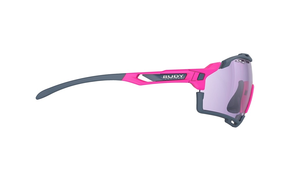 Sonnenbrillen Rudy Project Cutline SP637589-0004 farbe pink fluo gläser laser purple