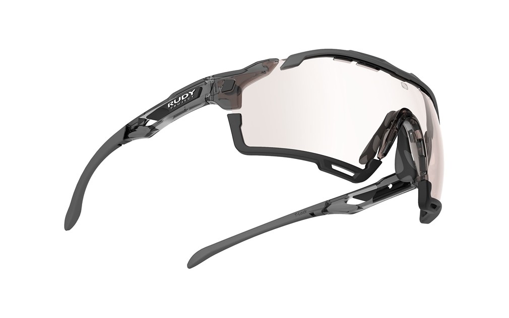 Occhiali da sole Rudy Project Cutline SP637757-0000 colore crystal ash lenti impactx™ photoc. 2 laser brown