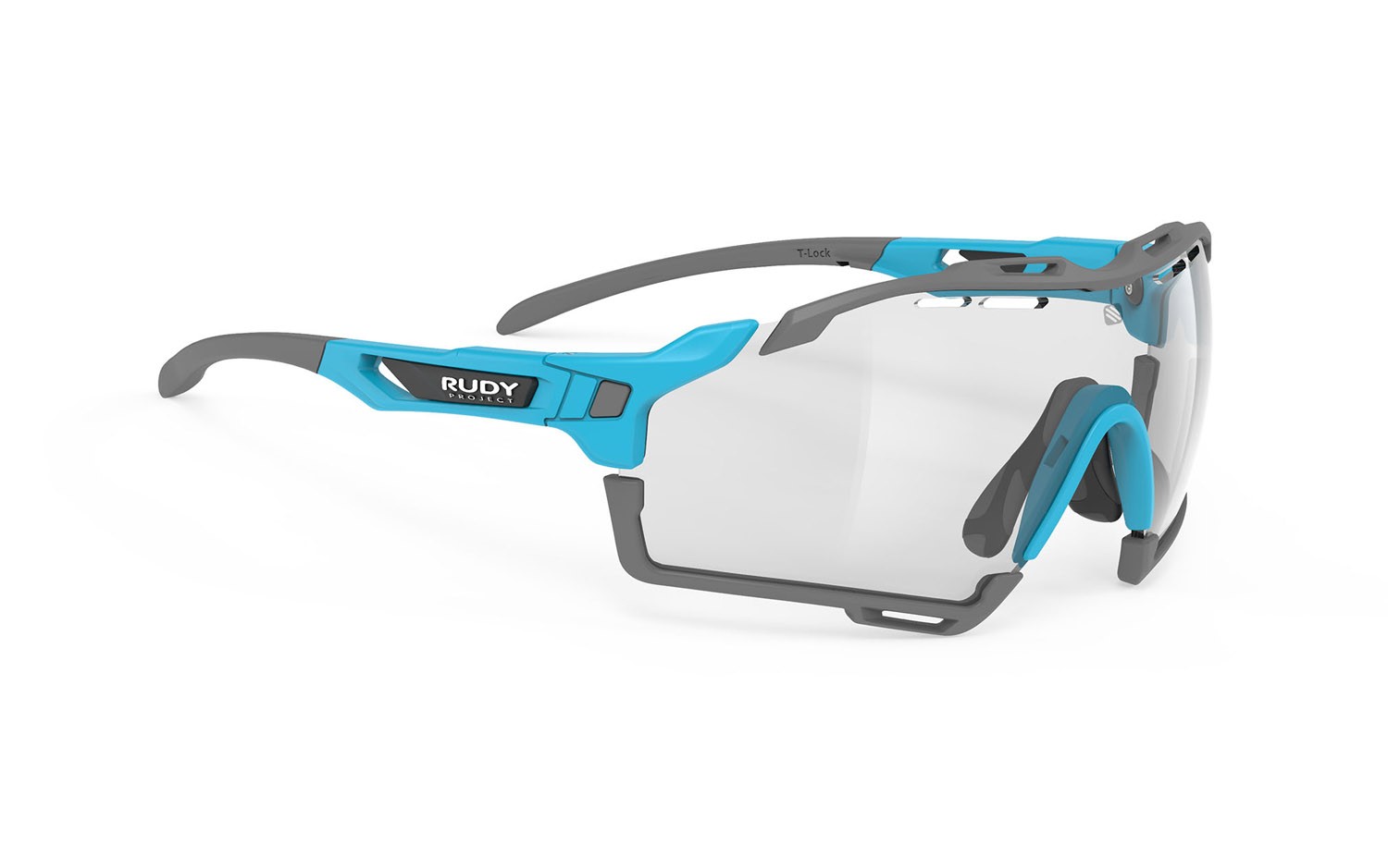 Sonnenbrillen Rudy Project Cutline SP637827-0000 farbe lagoon matte gläser impactx photochromic 2 laser black