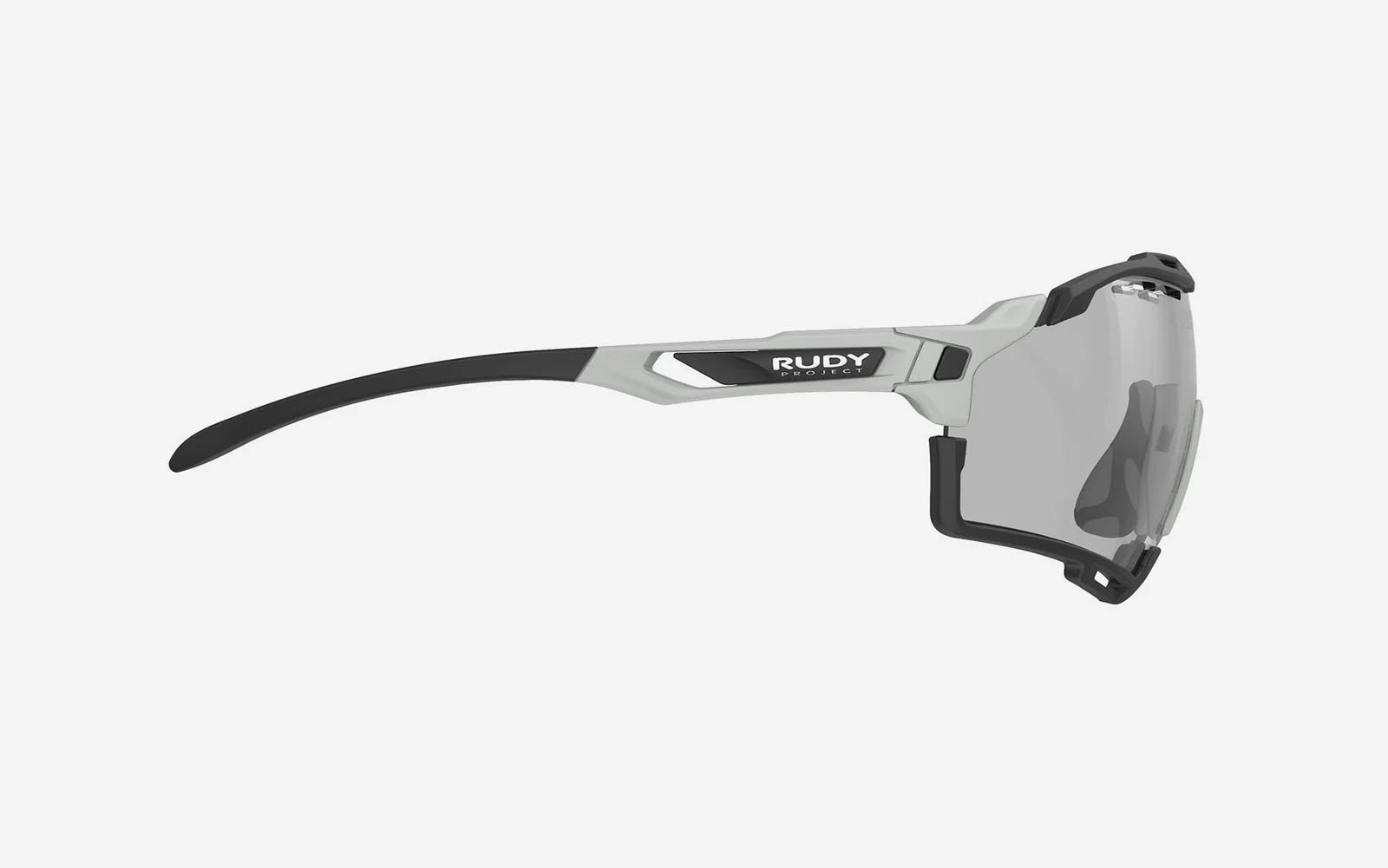 Occhiali da sole Rudy Project Cutline SP637897-S000 colore light grey matte (bumpers included) lenti impactx™ photochromic 2laser black