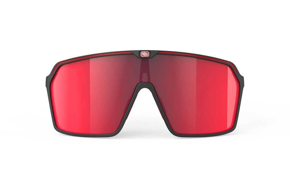 Occhiali da sole Rudy Project Spinshield SP723806-0002 colore black matte lenti multilaser red