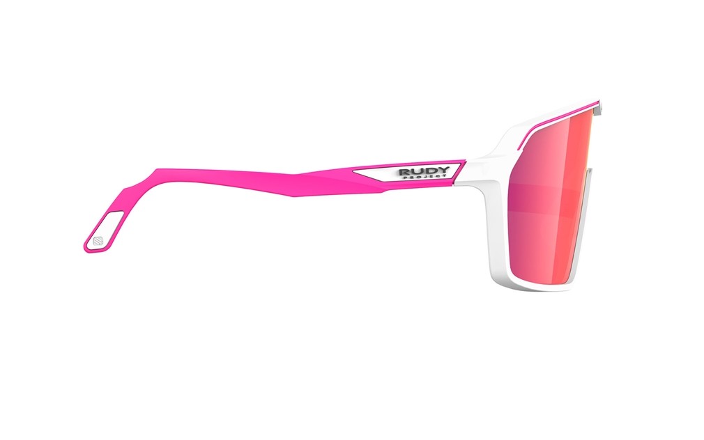 Sonnenbrillen Rudy Project Spinshield SP723858-0004 farbe white/pink fluo matte gläser multilaser red