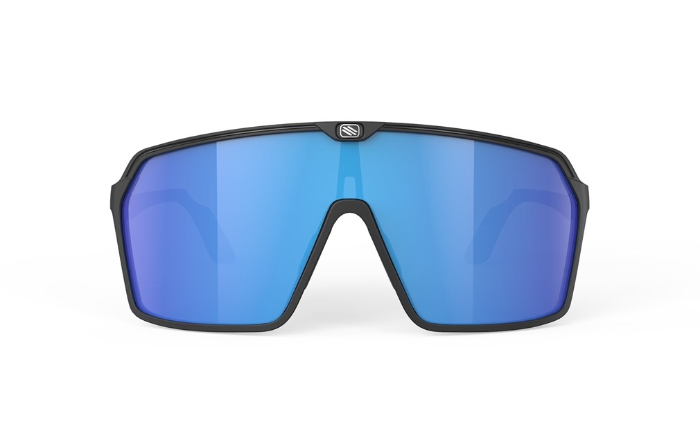 Occhiali da sole Rudy Project Spinshield SP723906-0002 colore black matte lenti multilaser blue