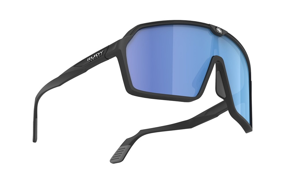Occhiali da sole Rudy Project Spinshield SP723906-0002 colore black matte lenti multilaser blue