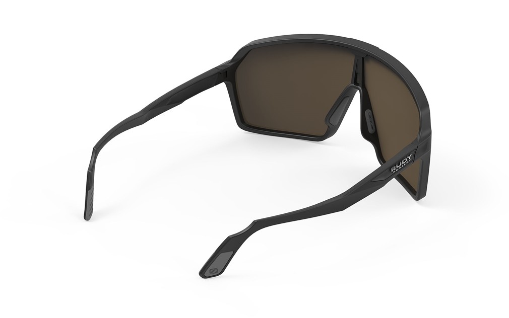 Occhiali da sole Rudy Project Spinshield SP723906-0002 colore black matte lenti multilaser blue