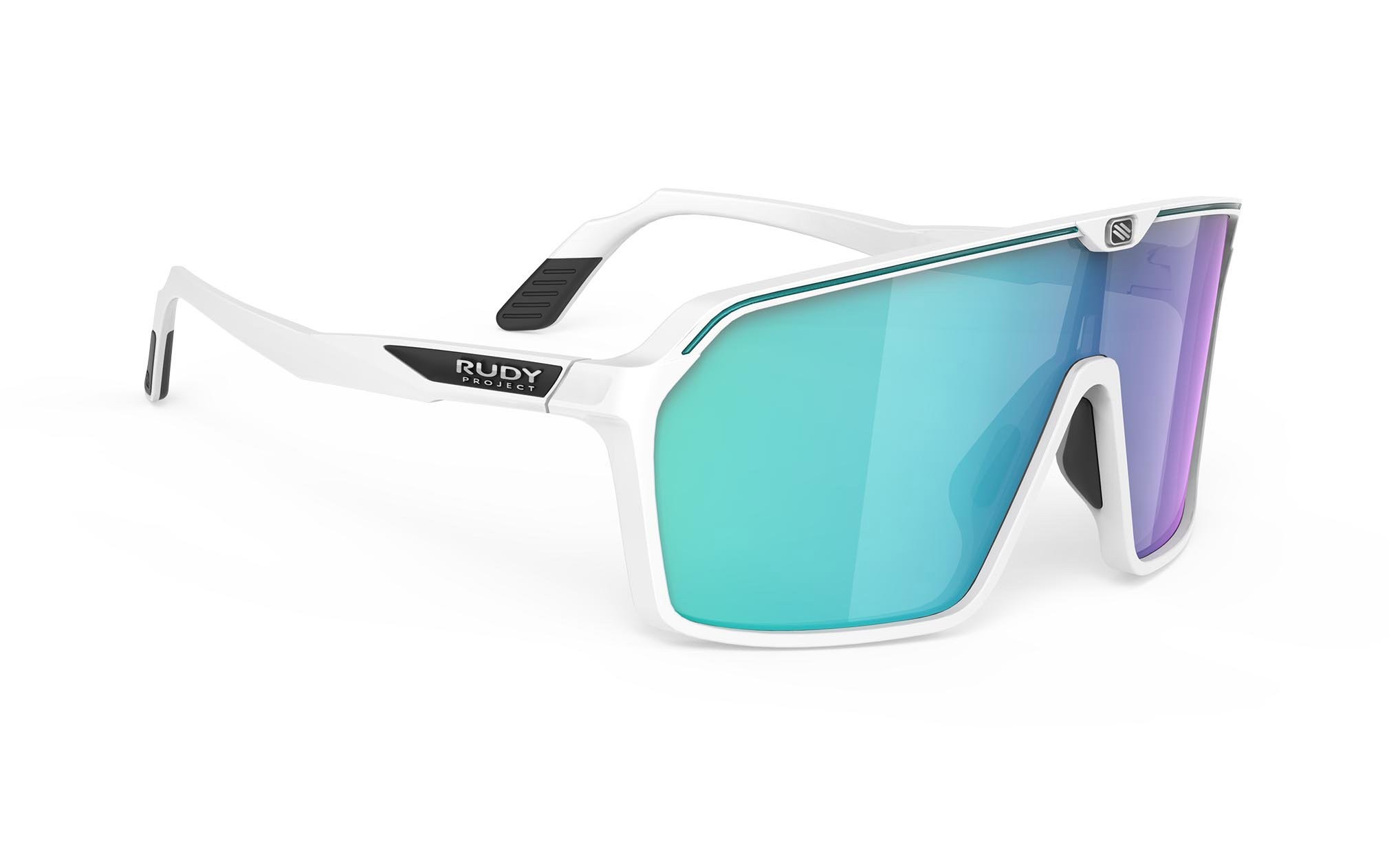 Sonnenbrillen Rudy Project Spinshield SP724358-0002 farbe white matte gläser racing green