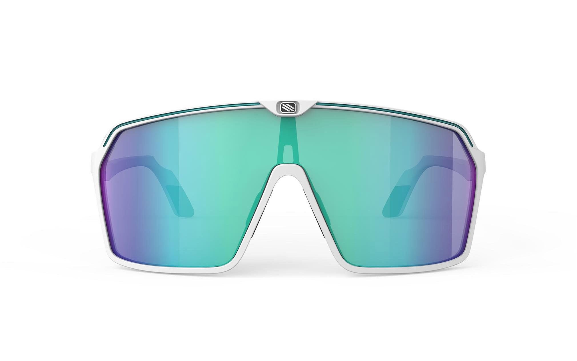 Sonnenbrillen Rudy Project Spinshield SP724358-0002 farbe white matte gläser racing green