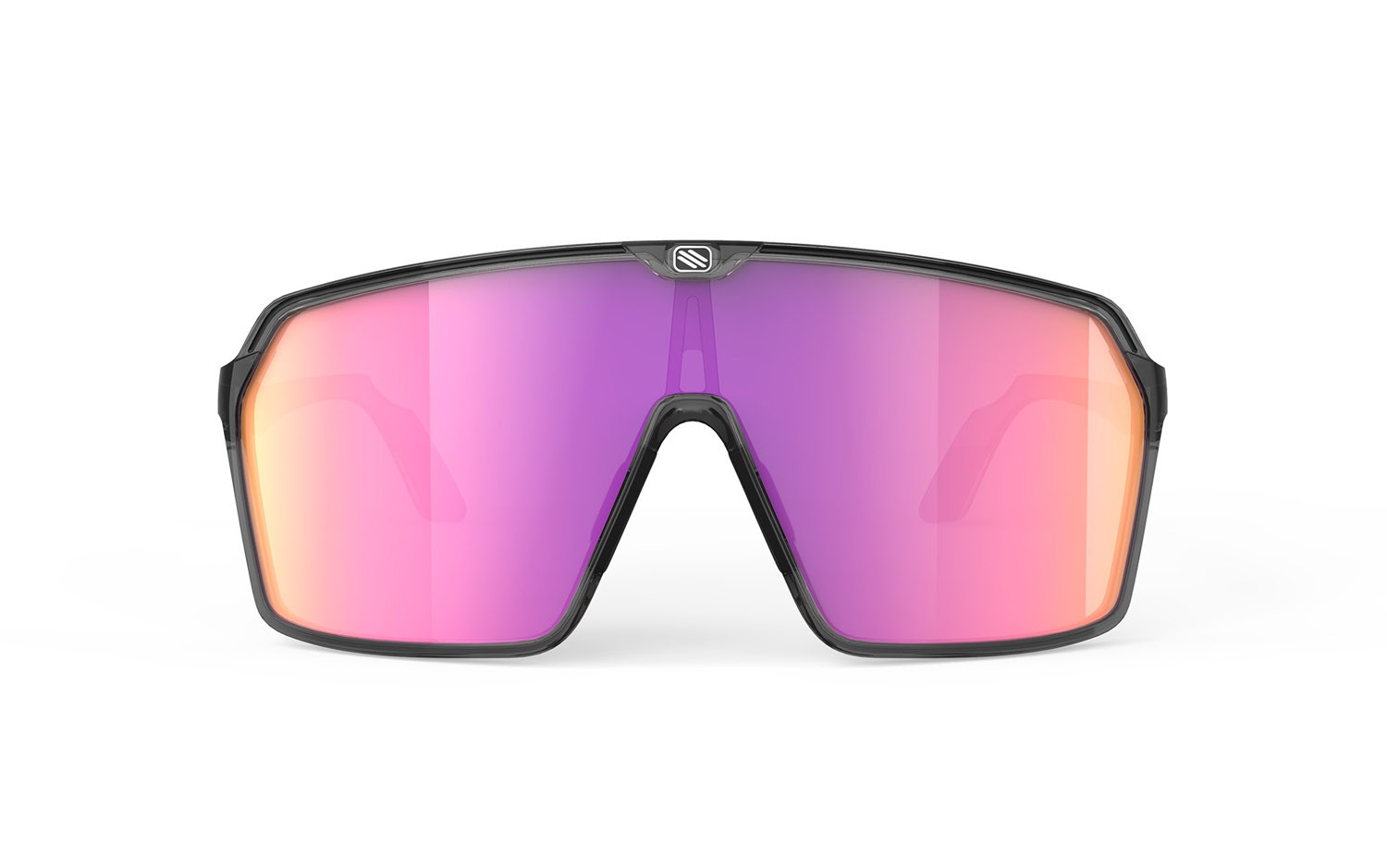 Occhiali da sole Rudy Project Spinshield SP725233-0002 colore crystal ash gloss lenti multilaser sunset