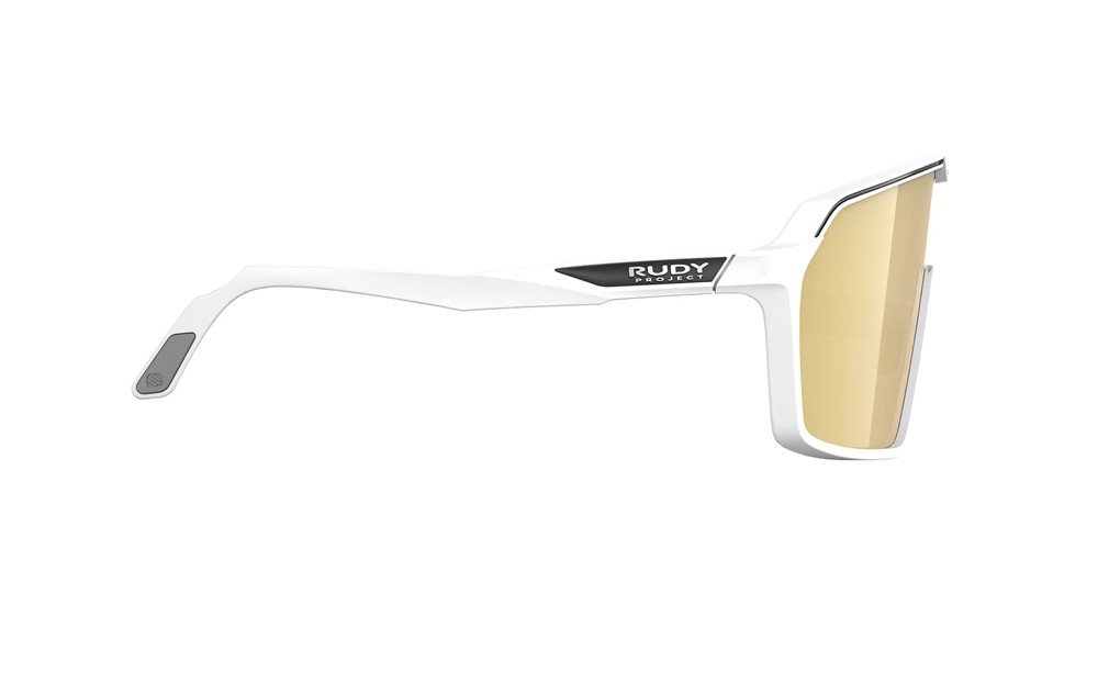 Occhiali da sole Rudy Project Spinshield SP725758-0000 colore white matte lenti multilaser gold