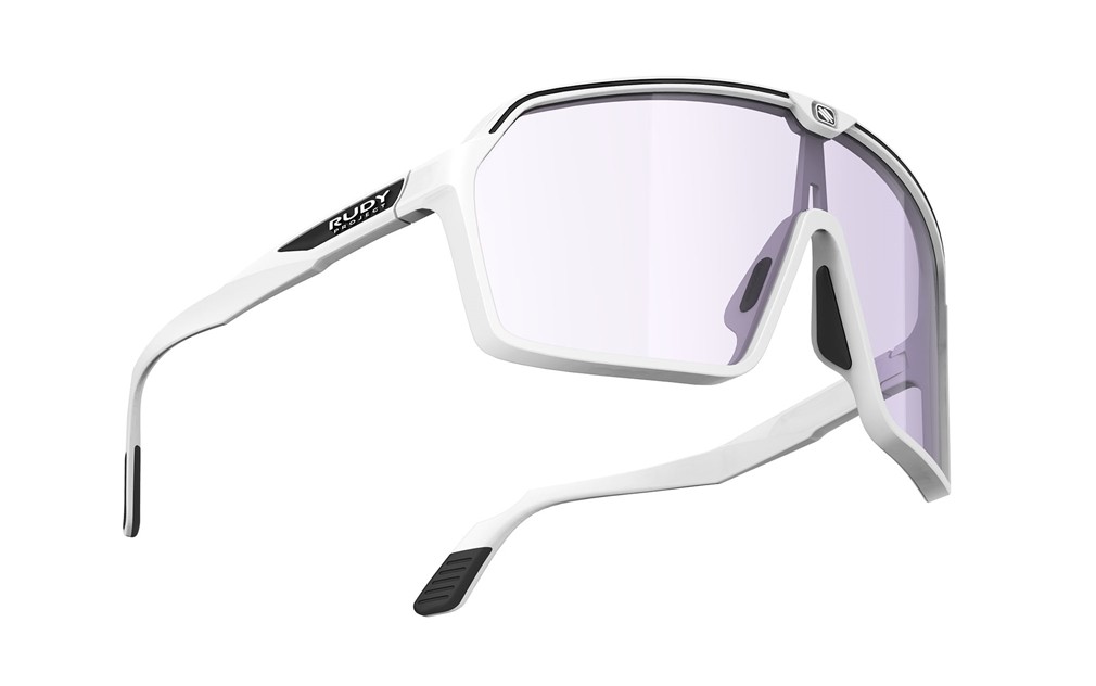 Occhiali da sole Rudy Project Spinshield SP727558-0005 colore white matte  lenti  laser purple