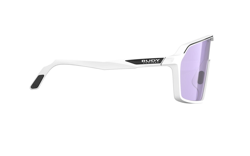 Occhiali da sole Rudy Project Spinshield SP727558-0005 colore white matte  lenti  laser purple