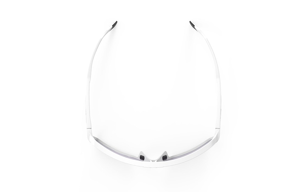 Occhiali da sole Rudy Project Spinshield SP727558-0005 colore white matte  lenti  laser purple