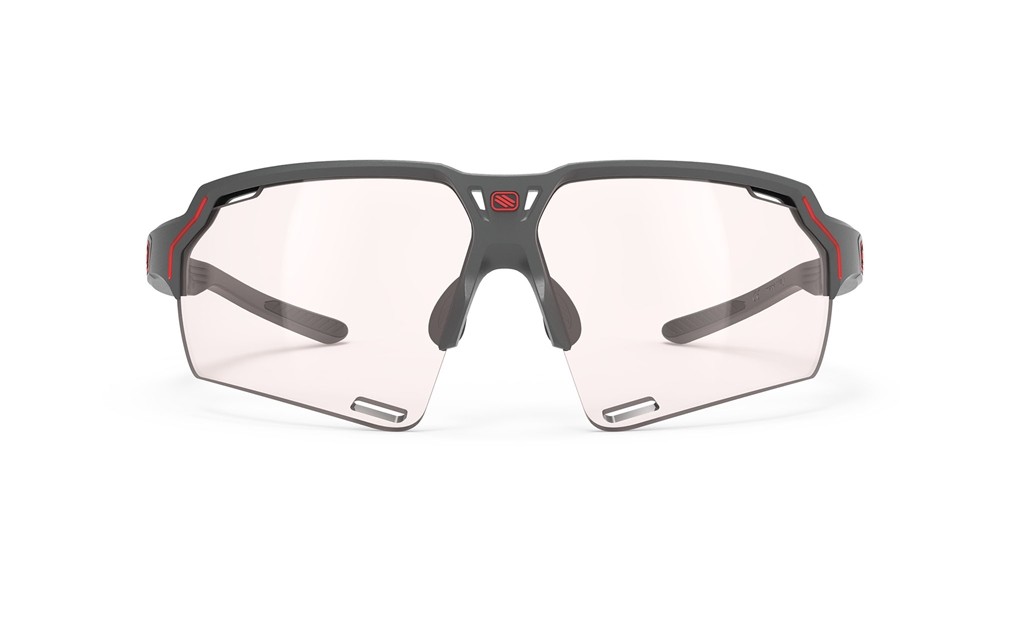 Occhiali da sole Rudy Project Deltabeat SP747438-0000 colore carchoal matte lenti impactx™ photoc. 2 red