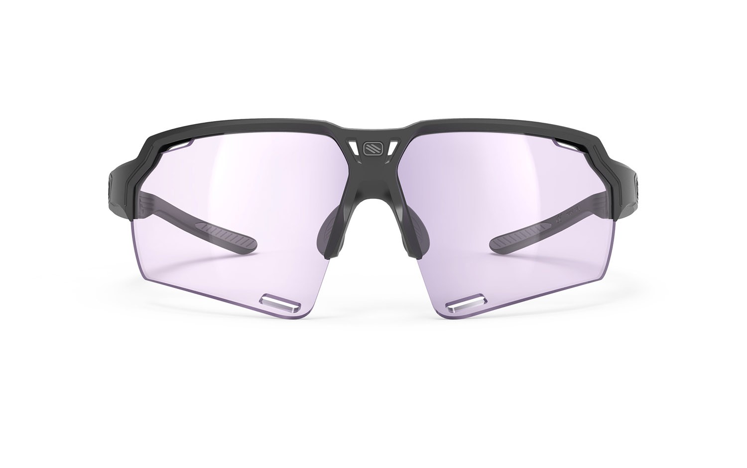Occhiali da sole Rudy Project Deltabeat SP747506-0001 colore black matte lenti impactx photochromic 2 laser purple
