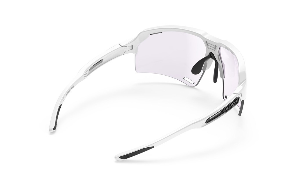Occhiali da sole Rudy Project Deltabeat SP747569-0000 colore white gloss lenti impactx™ photochromic 2laser purple