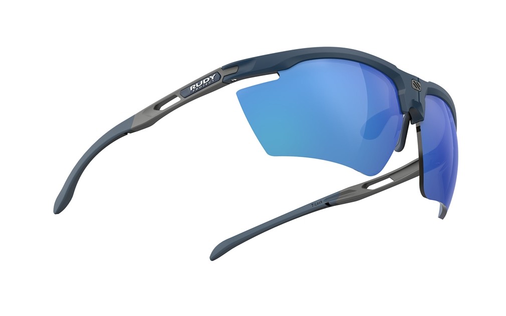 Occhiali da sole Rudy Project Magnus SP753947-0000 colore blue navy matte lenti multilaser blue