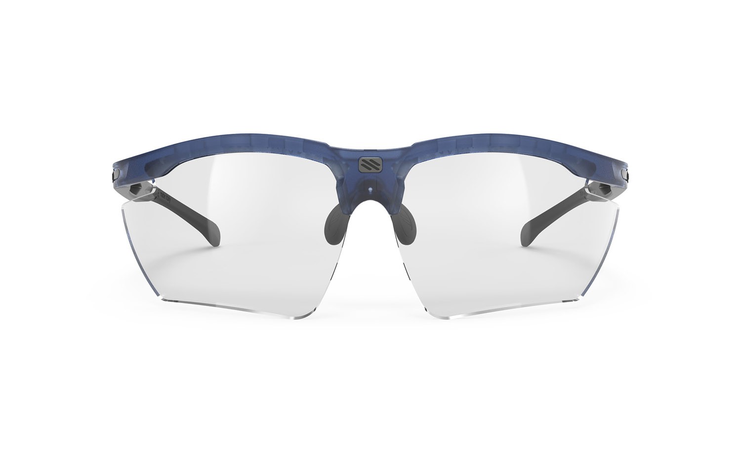 Occhiali da sole Rudy Project Magnus SP757331-0000 colore frozen blue avio matte lenti impactx photochromic 2 black