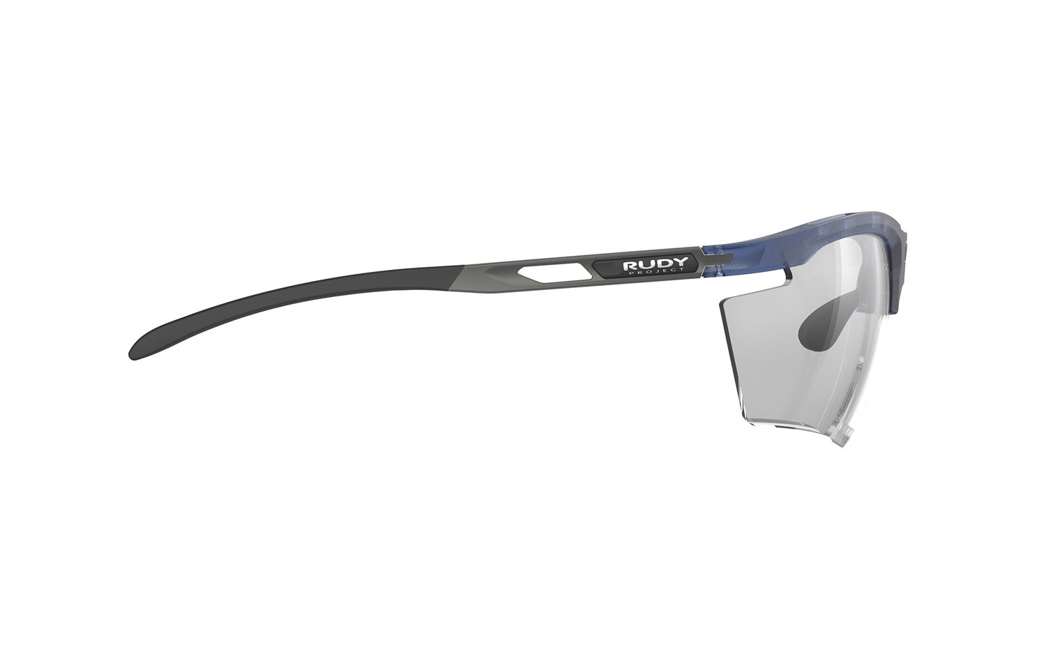 Occhiali da sole Rudy Project Magnus SP757331-0000 colore frozen blue avio matte lenti impactx photochromic 2 black