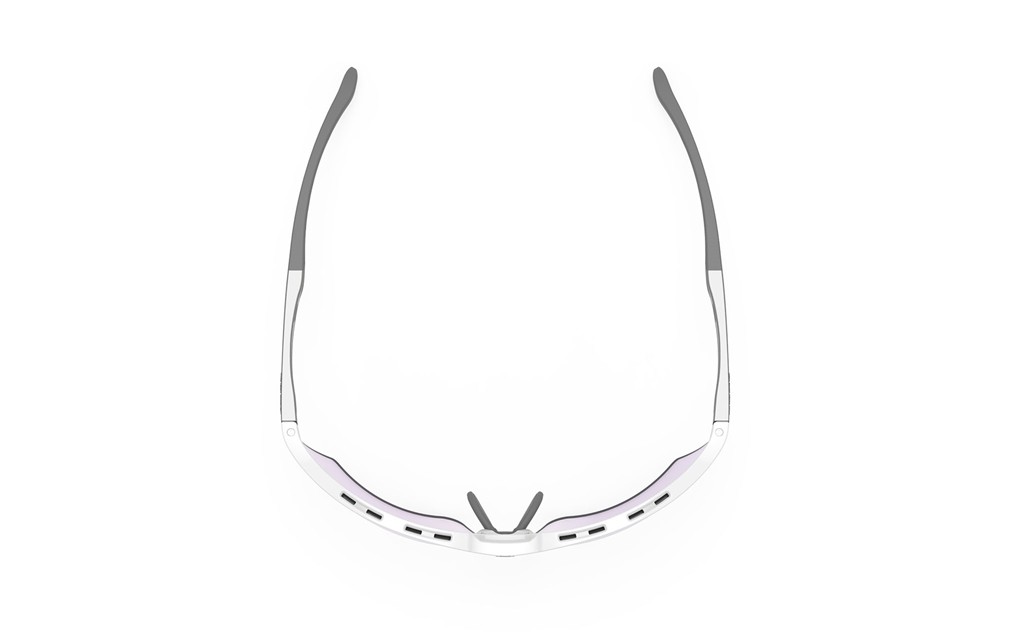 Occhiali da sole Rudy Project Magnus Golf SP757569-0000 colore white gloss lenti impactx™ photochromic 2ls purple