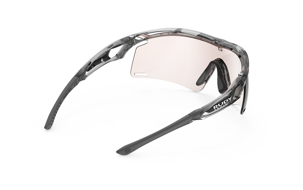 Sonnenbrillen Rudy Project Tralyx + SP767757-0000 farbe crystal ash gläser impactx™ photoc. 2ls brown