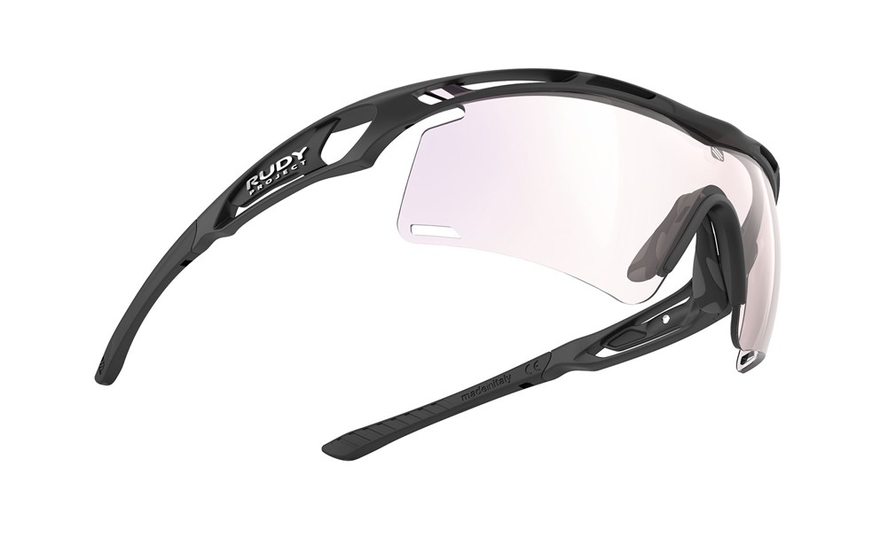 Sonnenbrillen Rudy Project Tralyx + Running/shooting/snow SP768906-0000 farbe black matte gläser impactx™ photoc. 2ls red