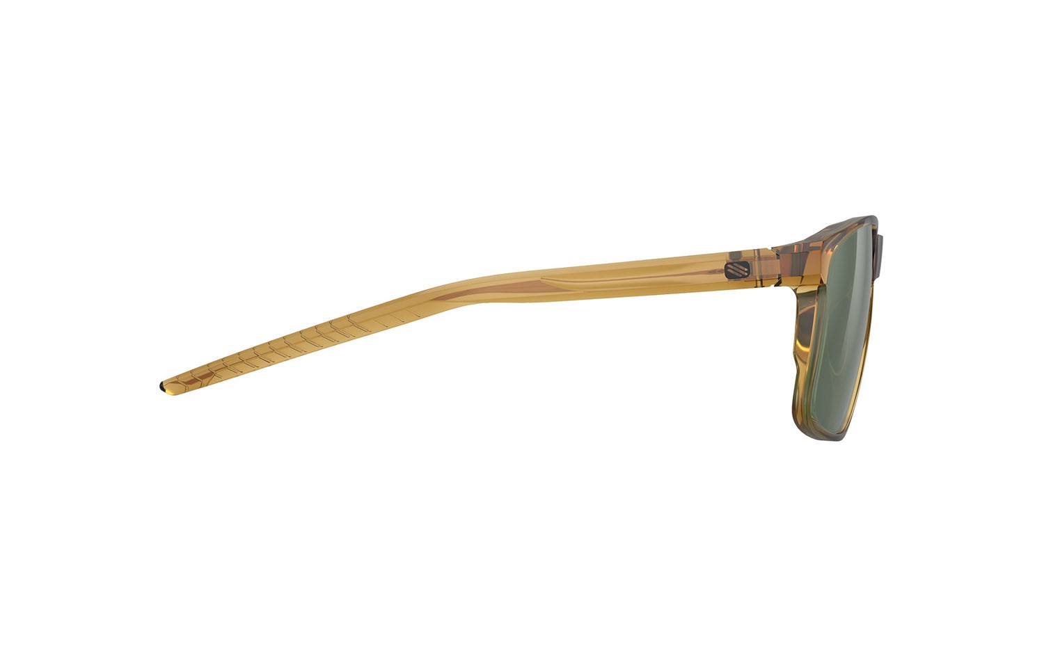 Occhiali da sole Rudy Project Overlap SP770183-0000 colore crystal butterscotch gloss lenti green
