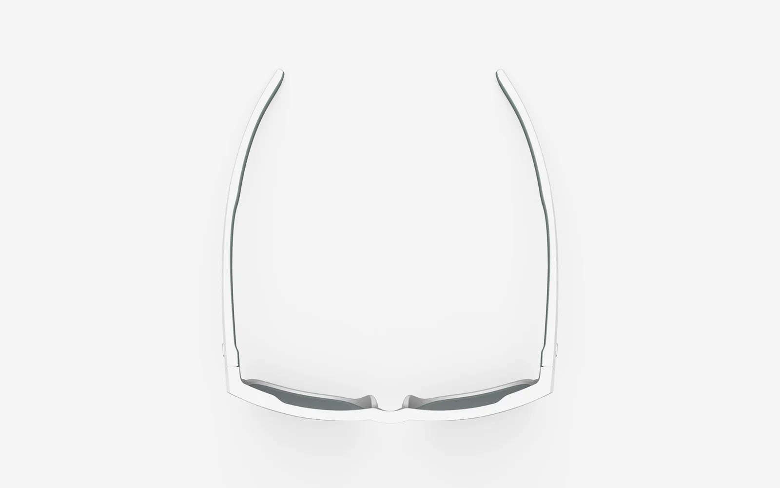 Occhiali da sole Rudy Project Overlap SP770958-0001 colore white matte/green sage matte lenti laser black