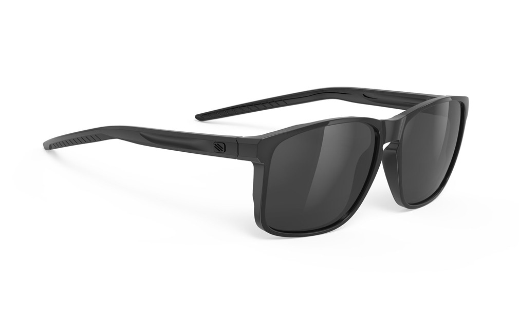Sonnenbrillen Rudy Project Overlap SP771042-0000 farbe black gloss gläser smoke black