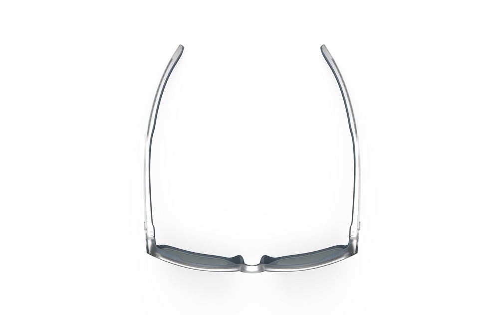 Occhiali da sole Rudy Project Overlap SP773853-0000 colore ice blue metal matte lenti multilaser red